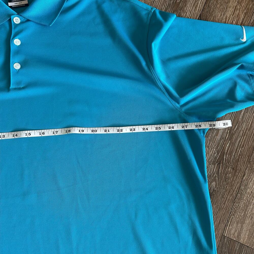 Men’s bright blue Nike golf polo size 3 XLT dry fit - Picture 5 of 9